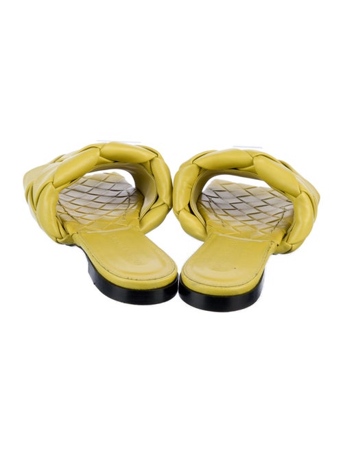 Bottega Veneta Intrecciato Weave Leather Slides