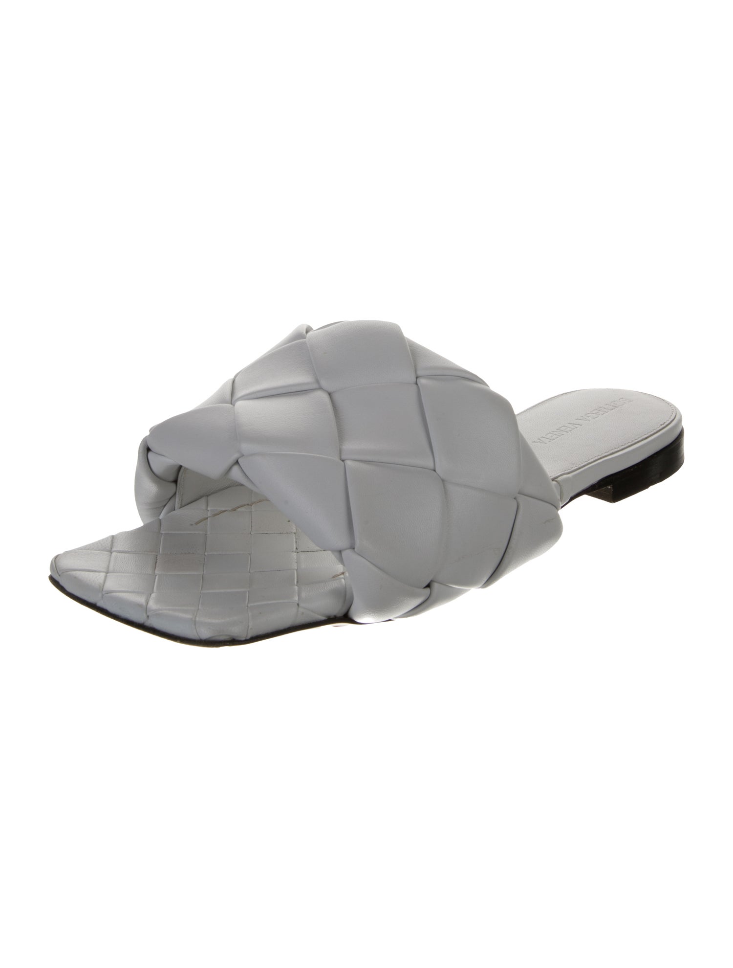 Bottega Veneta Lido Leather Slides
