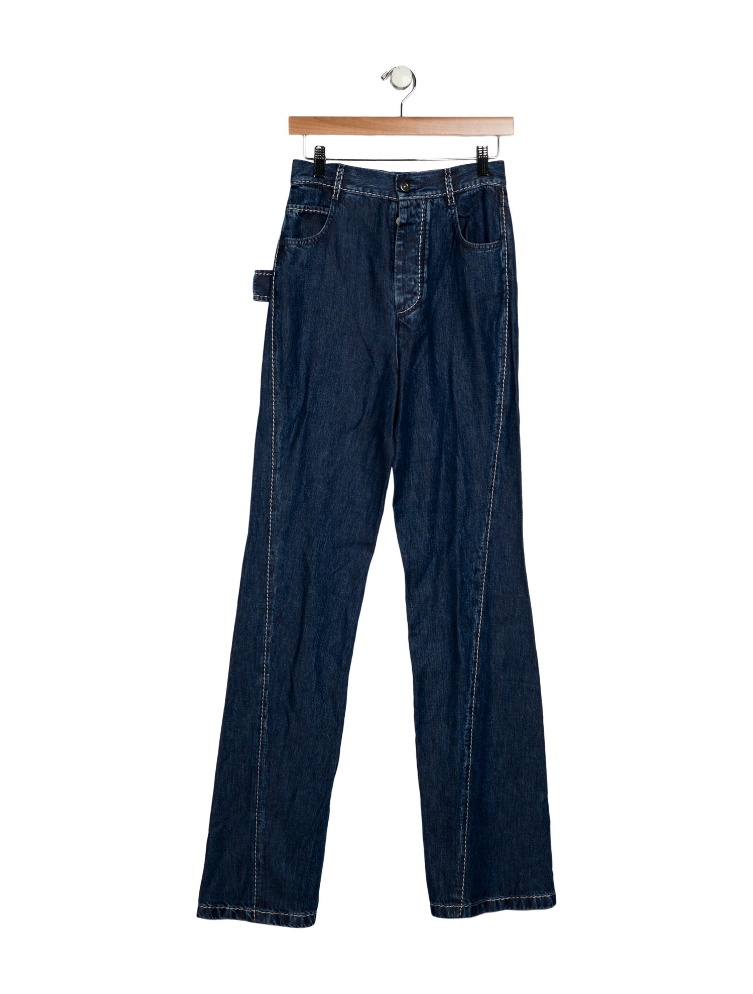 Bottega Veneta High-Rise Wide Leg Jeans