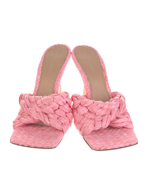 Bottega Veneta Straw Slides