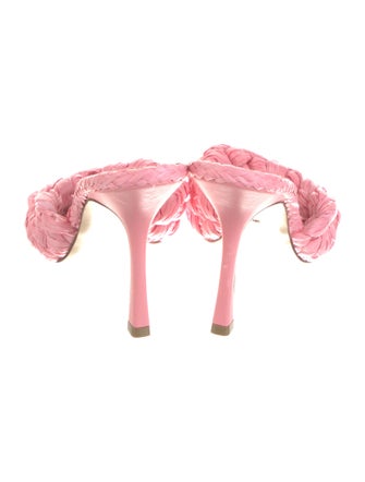 Bottega Veneta Straw Slides