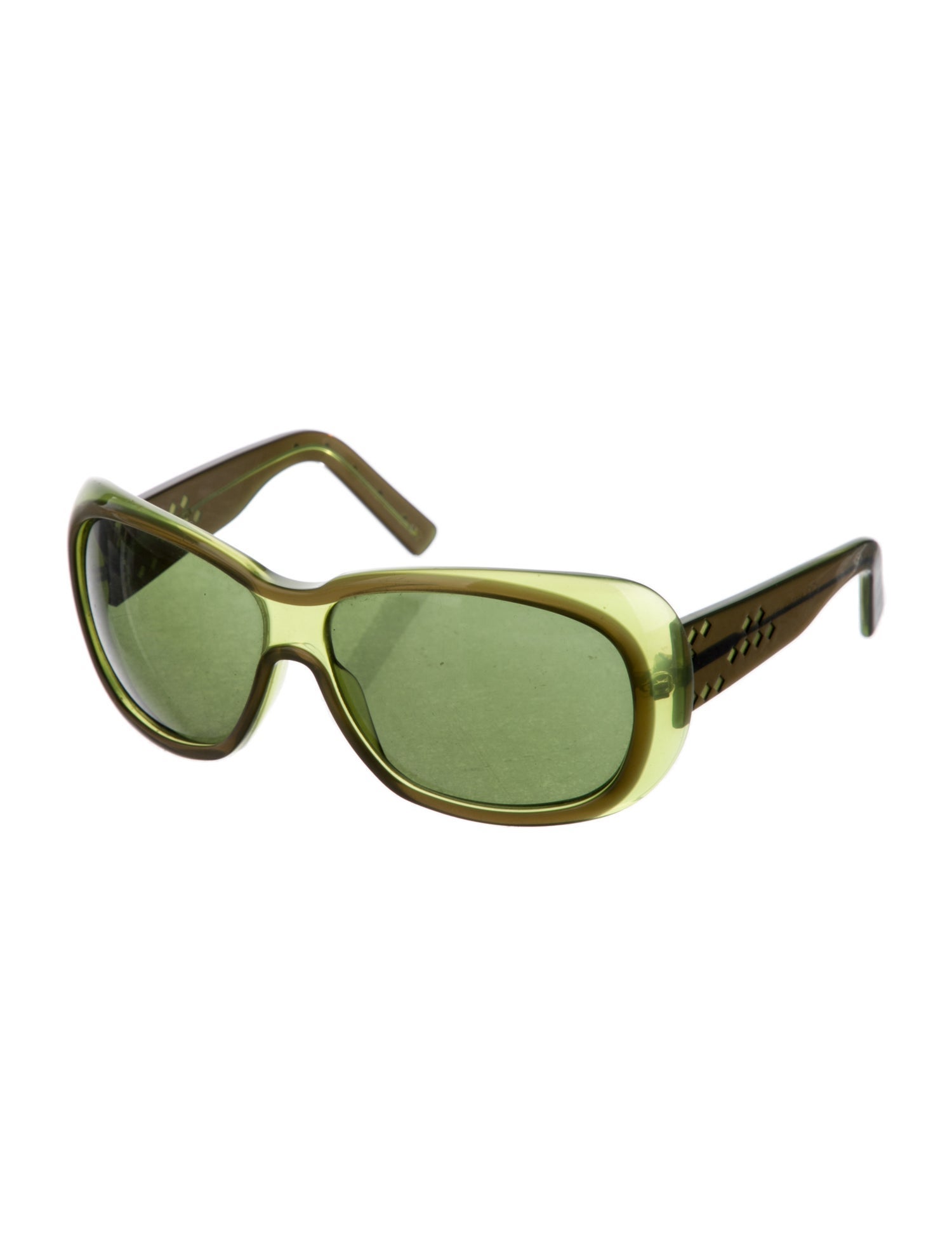 Bottega Veneta Vintage Shield Sunglasses