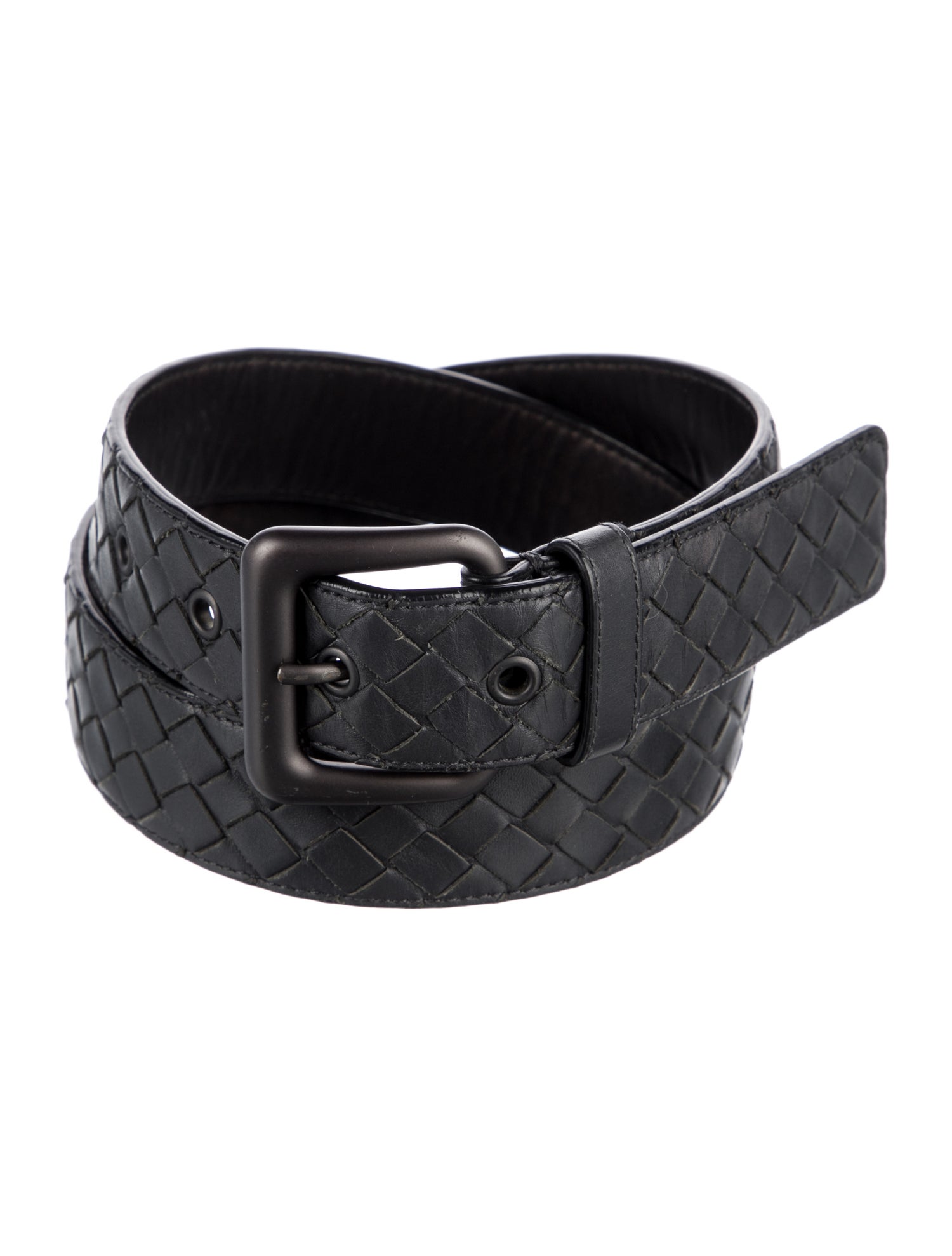 Bottega Veneta Intrecciato Weave Leather Waist Belt