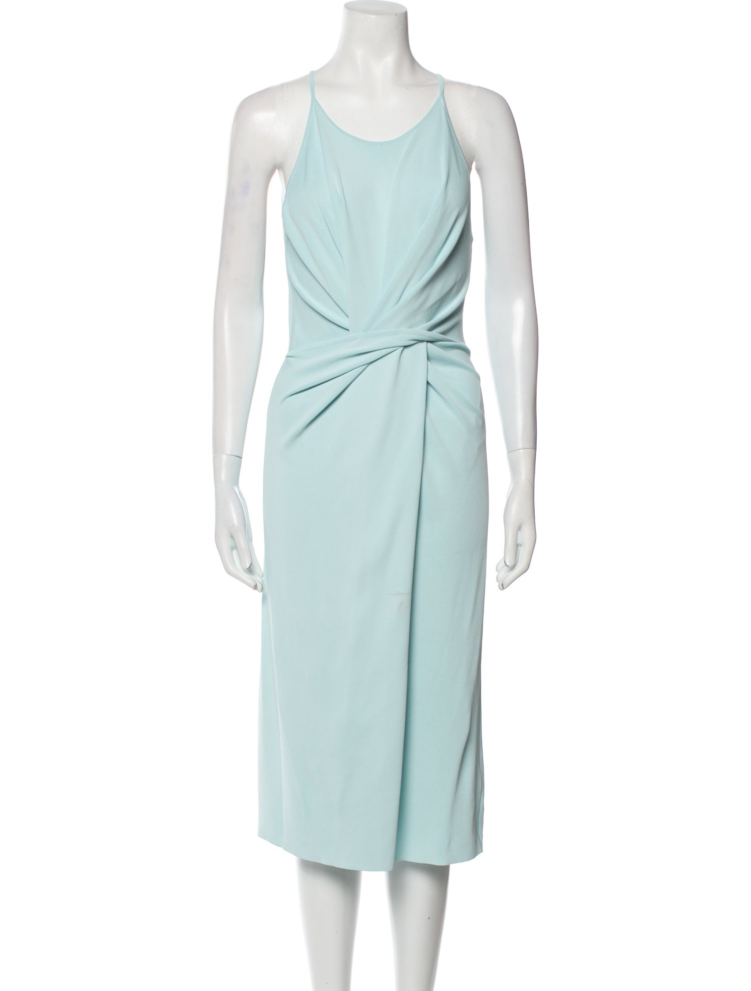 Bottega Veneta Scoop Neck Midi Length Dress