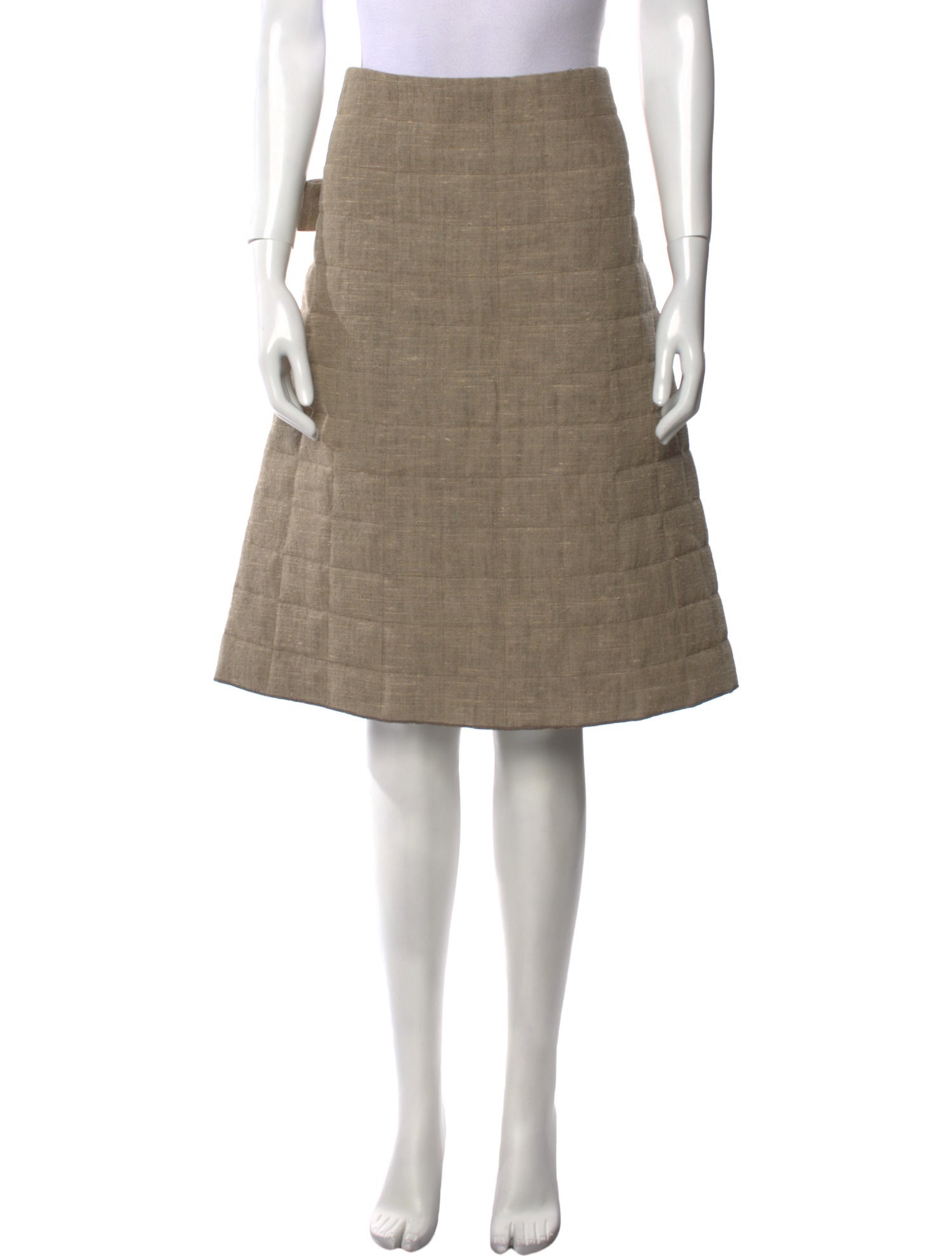 Bottega Veneta Leather Knee-Length Skirt w/ Tags