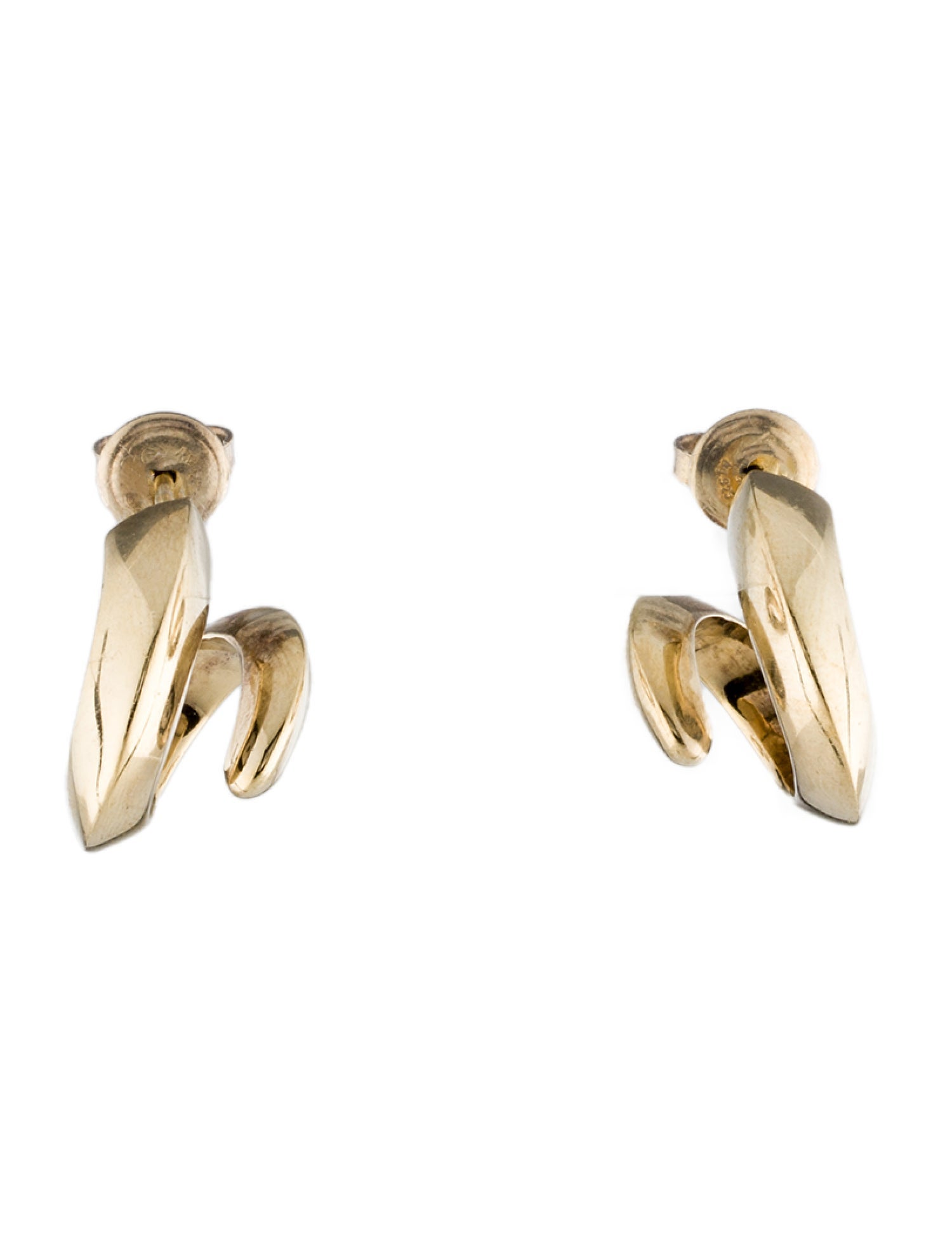 Bottega Veneta Spiral Hoop Earrings