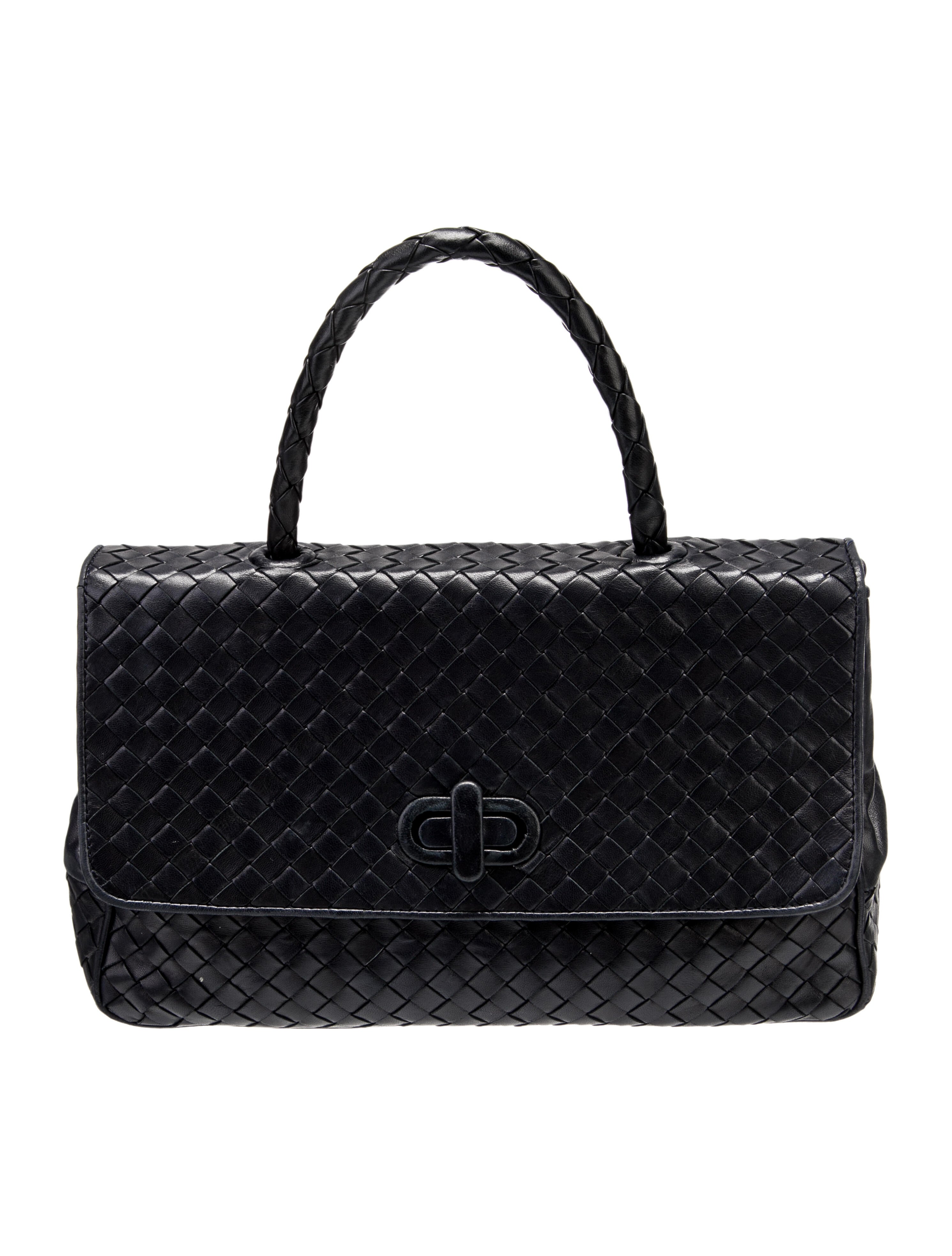 Bottega Veneta Intrecciato Top Handle Bag Vintage