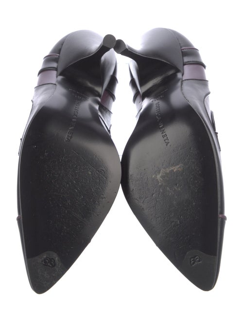 Bottega Veneta Leather Colorblock Pattern Pumps