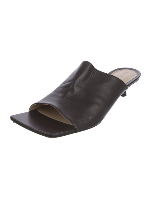 Bottega Veneta Leather Slides