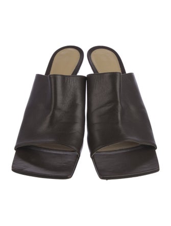 Bottega Veneta Leather Slides
