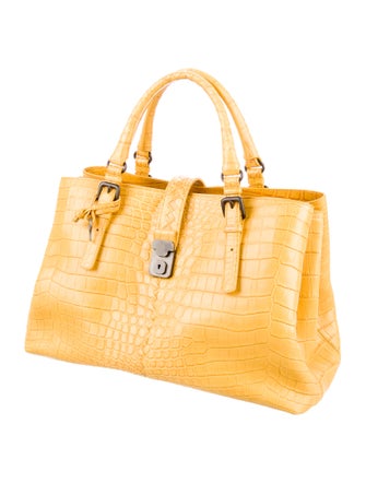 Bottega Veneta Edoardo Crocodile Roma Bag