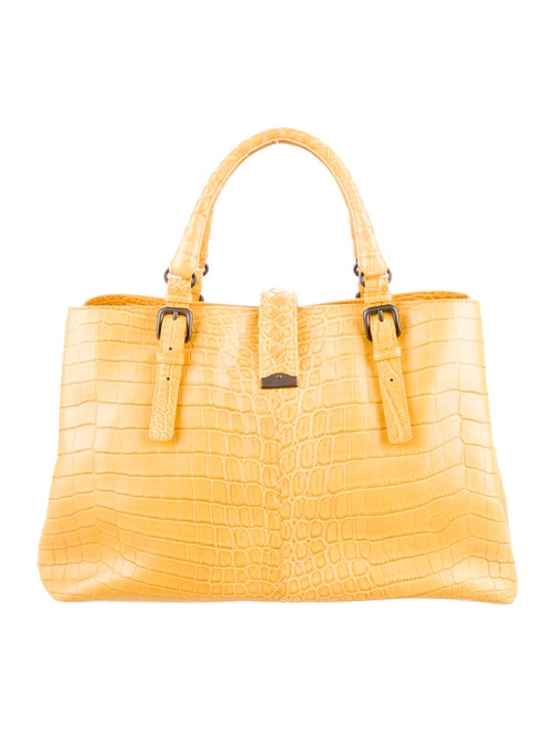 Bottega Veneta Edoardo Crocodile Roma Bag