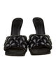 Bottega Veneta Quilted Pattern Leather Slides