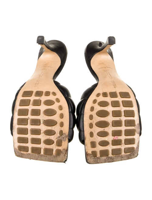 Bottega Veneta Quilted Pattern Leather Slides