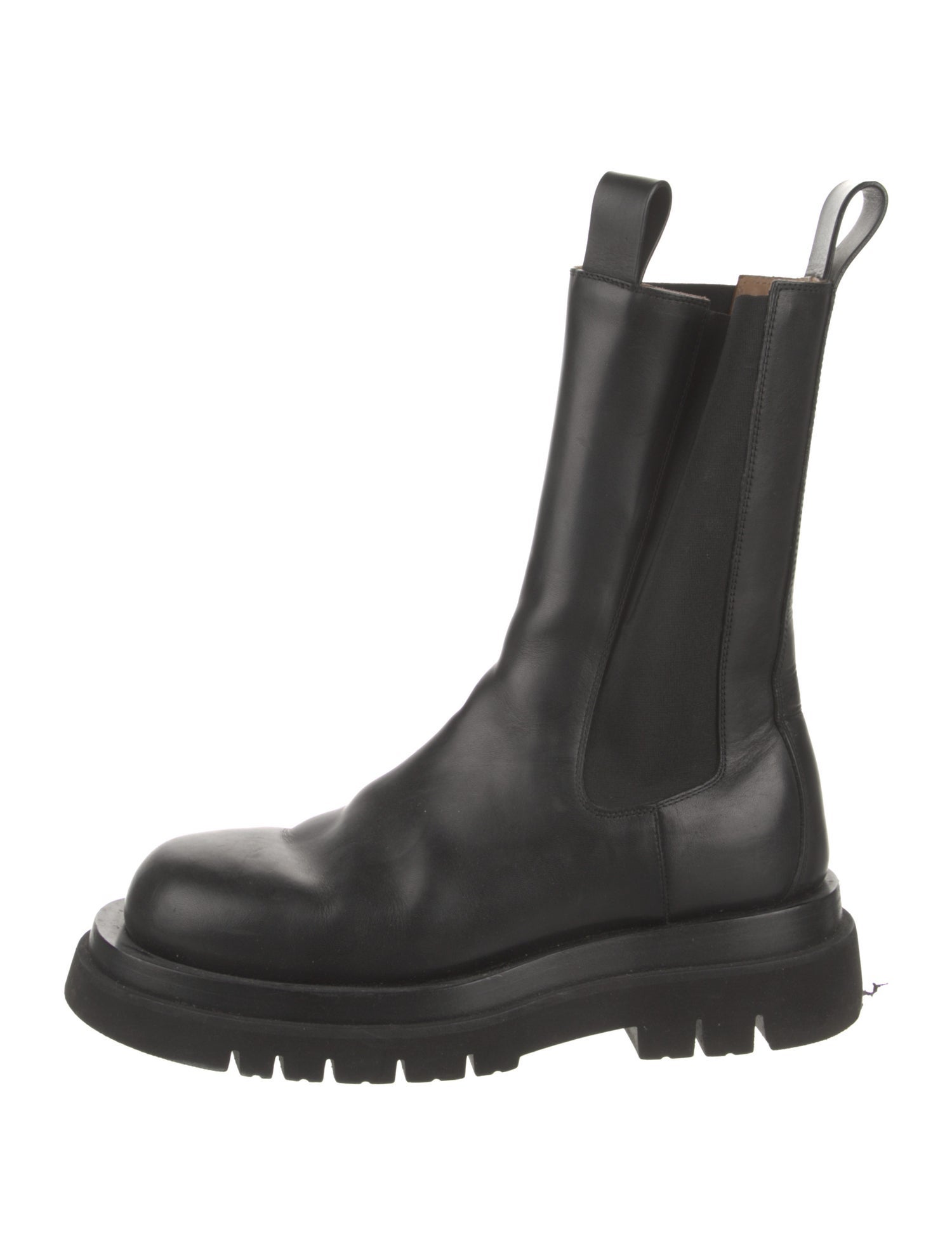 Bottega Veneta Leather Combat Boots