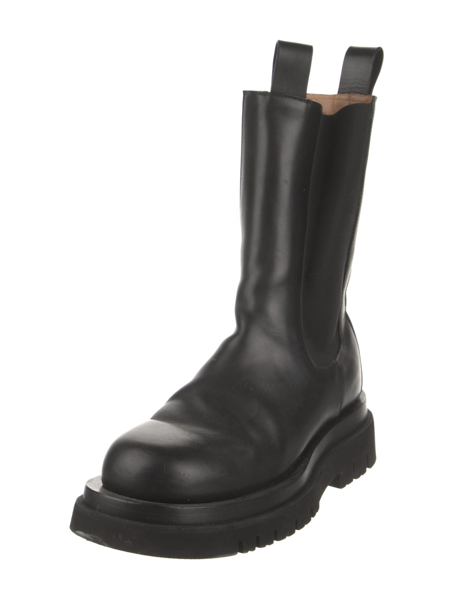 Bottega Veneta Leather Combat Boots