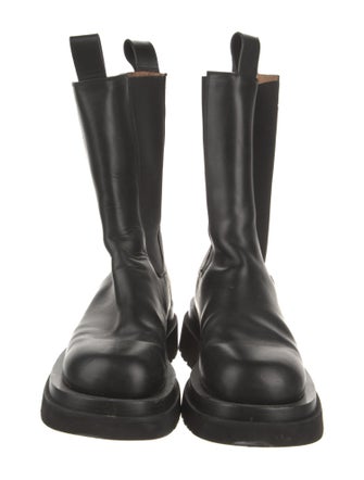 Bottega Veneta Leather Combat Boots