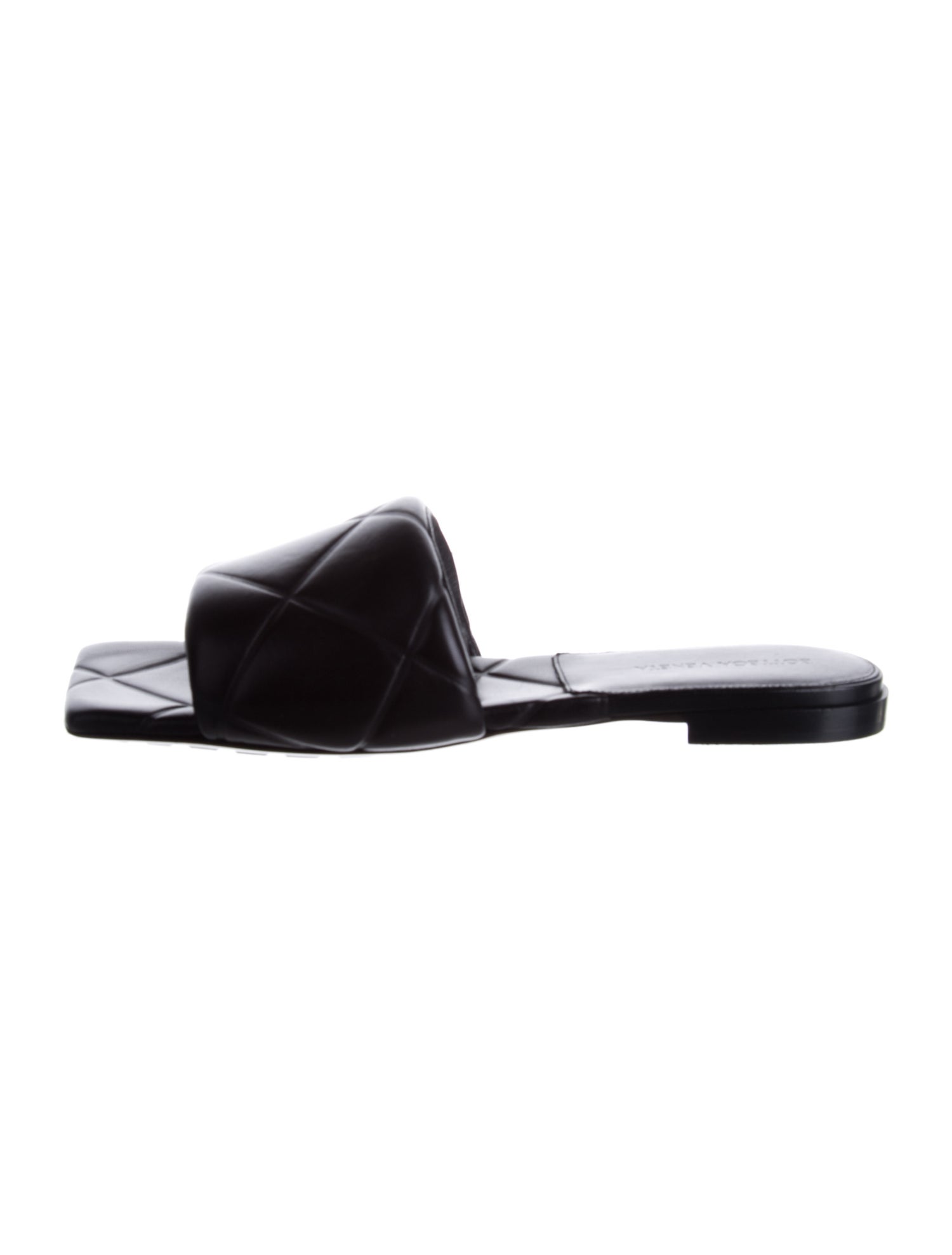 Bottega Veneta Intrecciato Weave Leather Slides