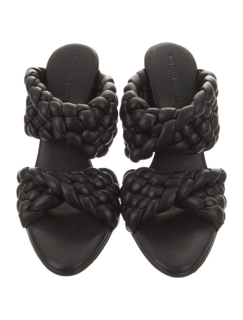 Bottega Veneta Intrecciato Weave Leather Slides