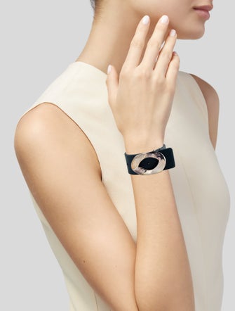 Bottega Veneta Leather Wrap Bracelet