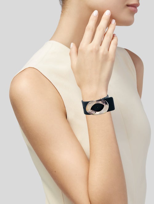 Bottega Veneta Leather Wrap Bracelet