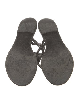 Bottega Veneta Intrecciato Weave Leather Slides