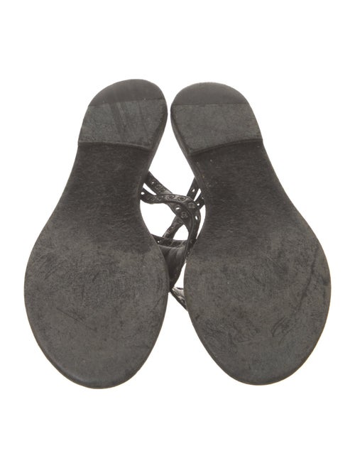 Bottega Veneta Intrecciato Weave Leather Slides