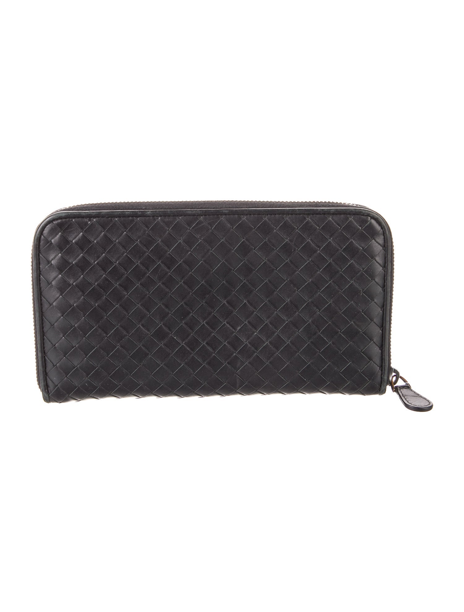 Bottega Veneta Intrecciato Weave Leather Continental Wallet