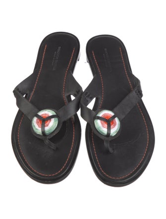 Bottega Veneta Leather Slides