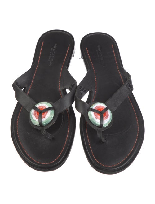 Bottega Veneta Leather Slides