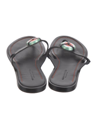Bottega Veneta Leather Slides
