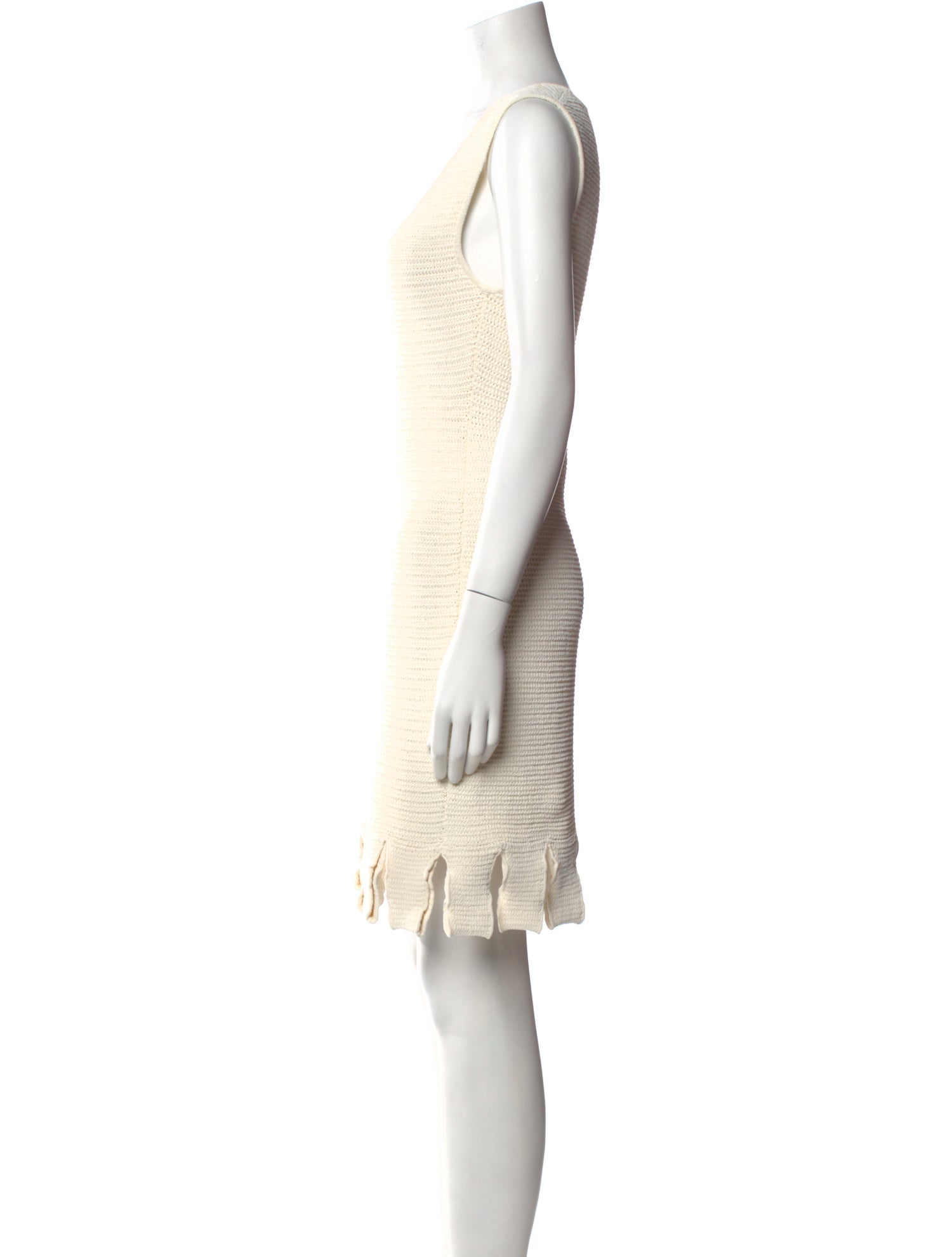 Bottega Veneta Scoop Neck Knee-Length Dress