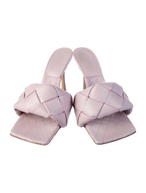 Bottega Veneta Intrecciato Weave Leather Slides