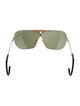 Bottega Veneta Shield Tinted Sunglasses
