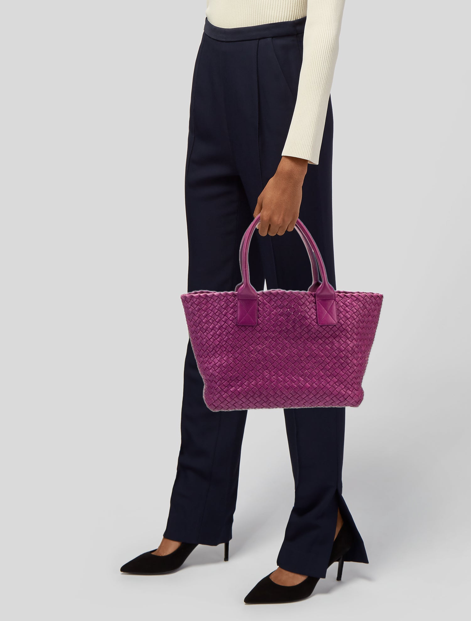 Bottega Veneta Intrecciato Cabat Small Vintage