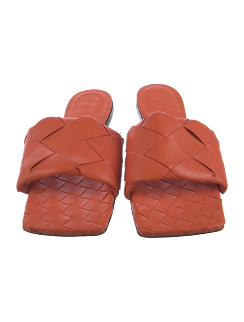 Bottega Veneta Intrecciato Weave Leather Slides