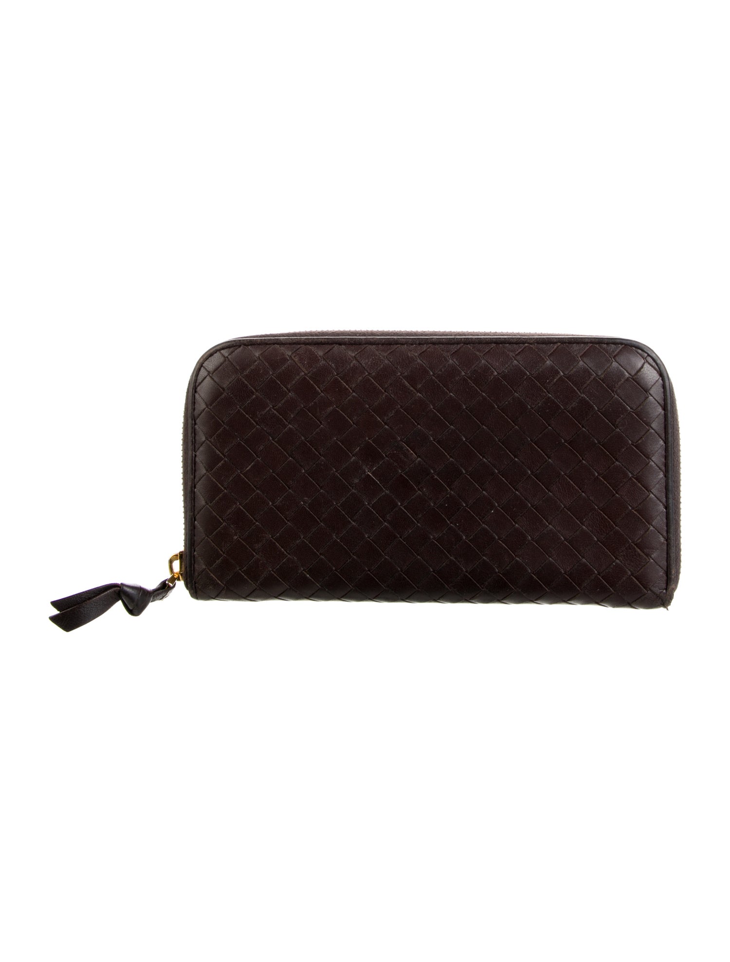 Bottega Veneta Intrecciato Weave Leather Wallet