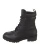 Bottega Veneta Intrecciato Weave Leather Combat Boots