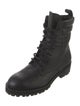 Bottega Veneta Intrecciato Weave Leather Combat Boots