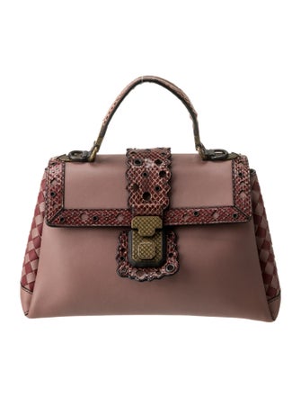 Bottega Veneta Intrecciato Top Handle Bag