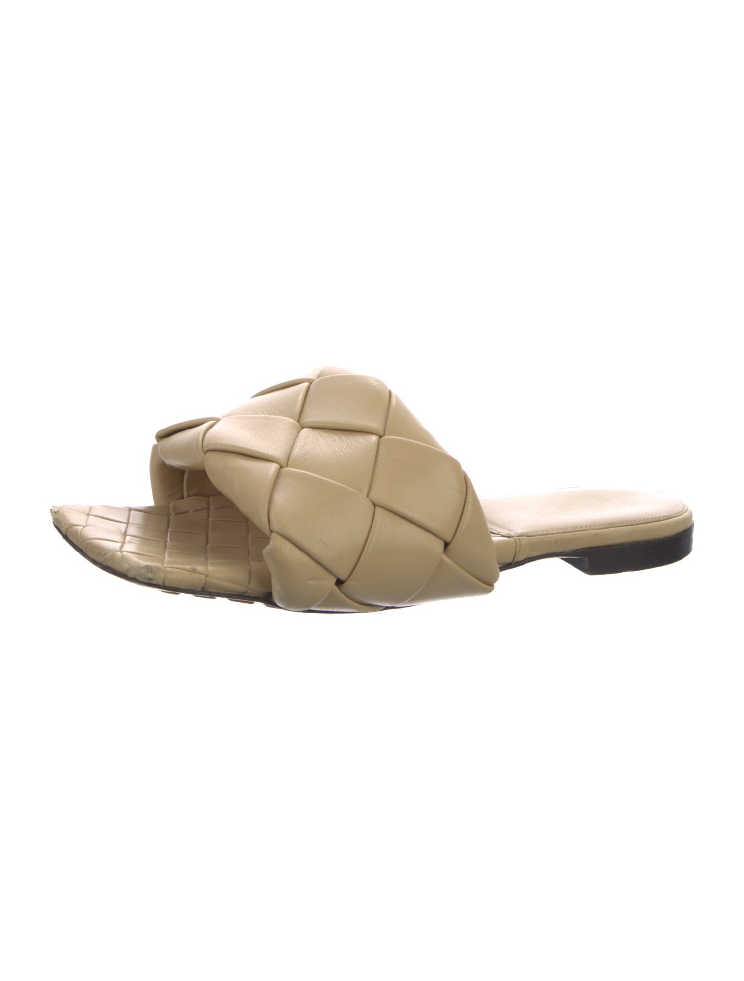 Bottega Veneta Lido Intrecciato Weave Slides