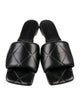 Bottega Veneta Quilted Pattern Leather Slides