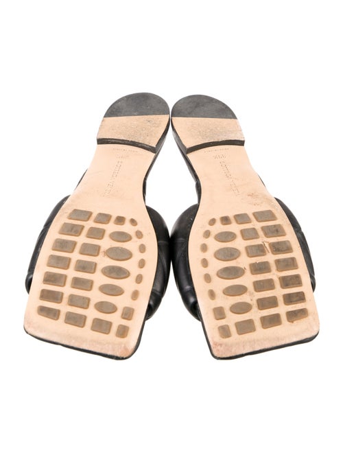 Bottega Veneta Quilted Pattern Leather Slides