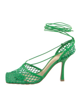 Bottega Veneta Mesh Slingback Pumps