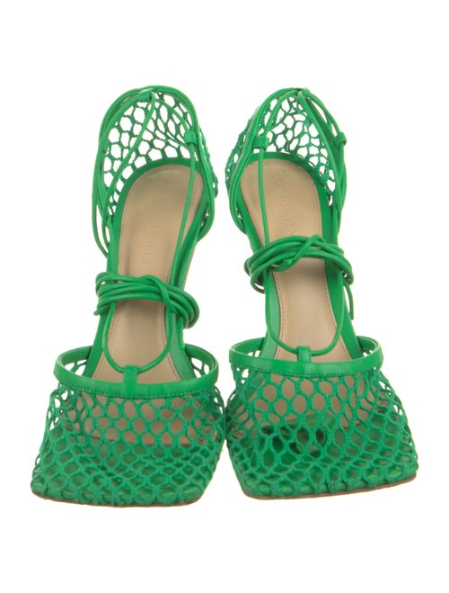 Bottega Veneta Mesh Slingback Pumps