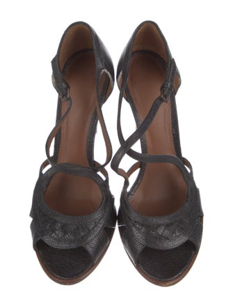 Bottega Veneta Intrecciato Weave Leather Sandals