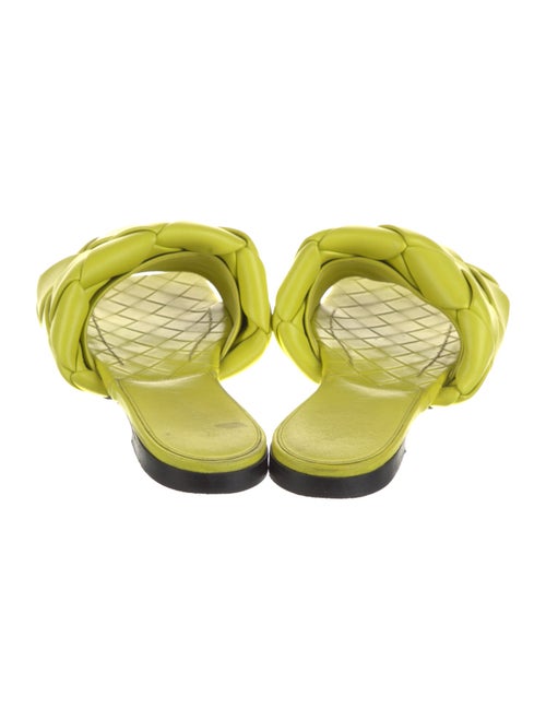 Bottega Veneta Intrecciato Weave Leather Slides