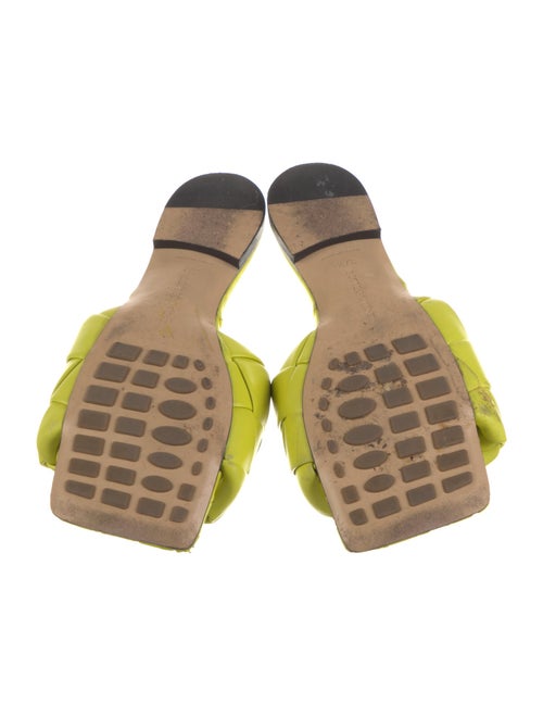 Bottega Veneta Intrecciato Weave Leather Slides