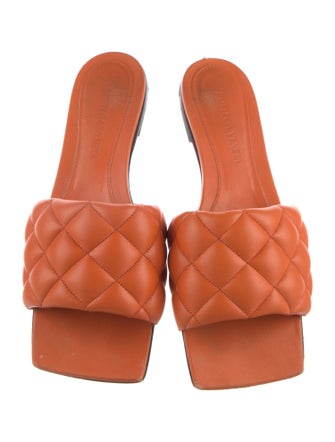 Bottega Veneta Leather Slides