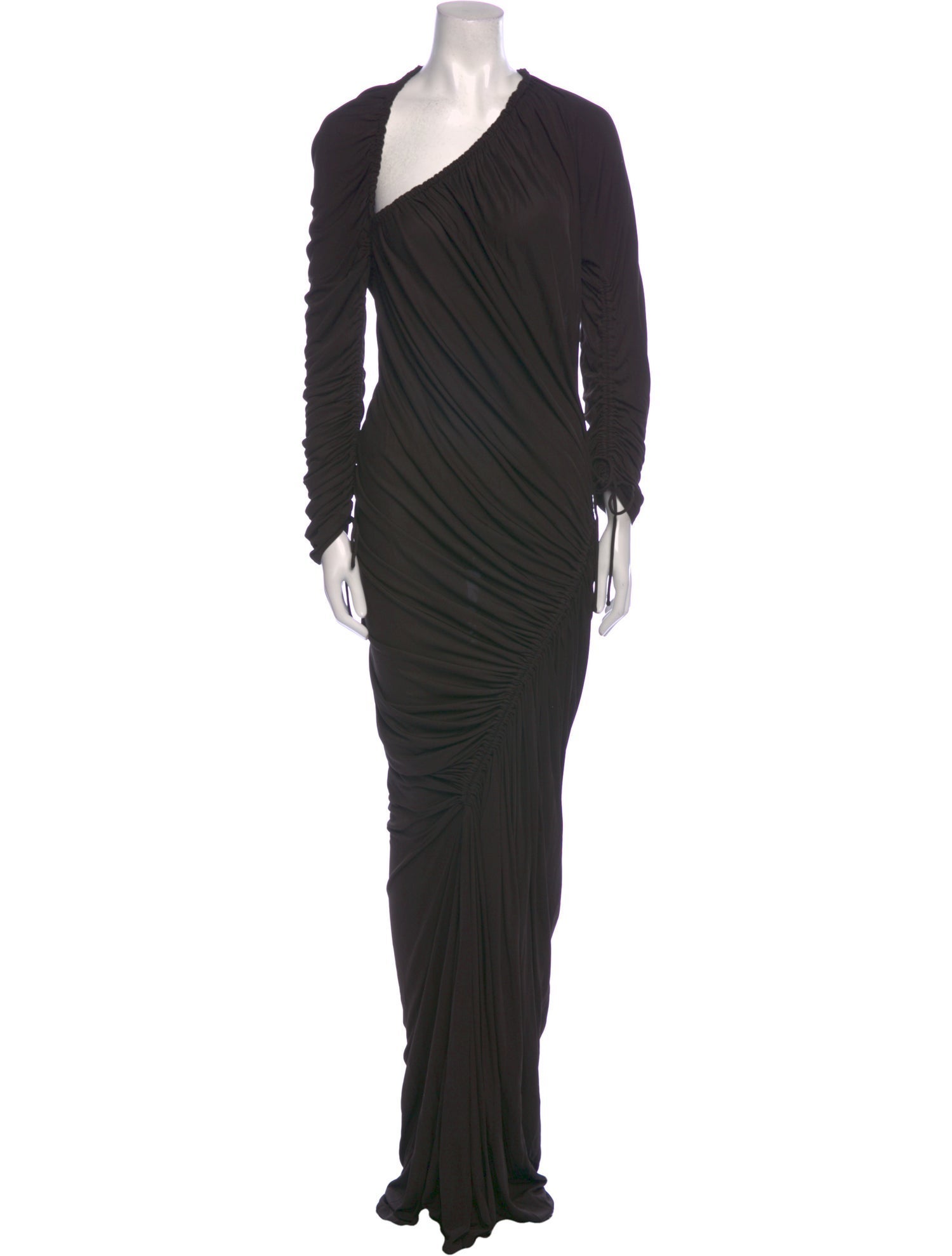 Bottega Veneta One-Shoulder Long Dress